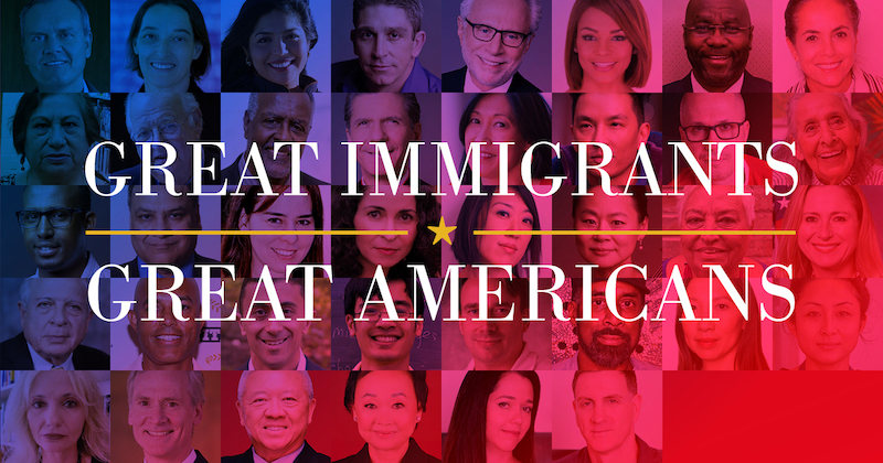 Great Immigrants, Great Americans Header
