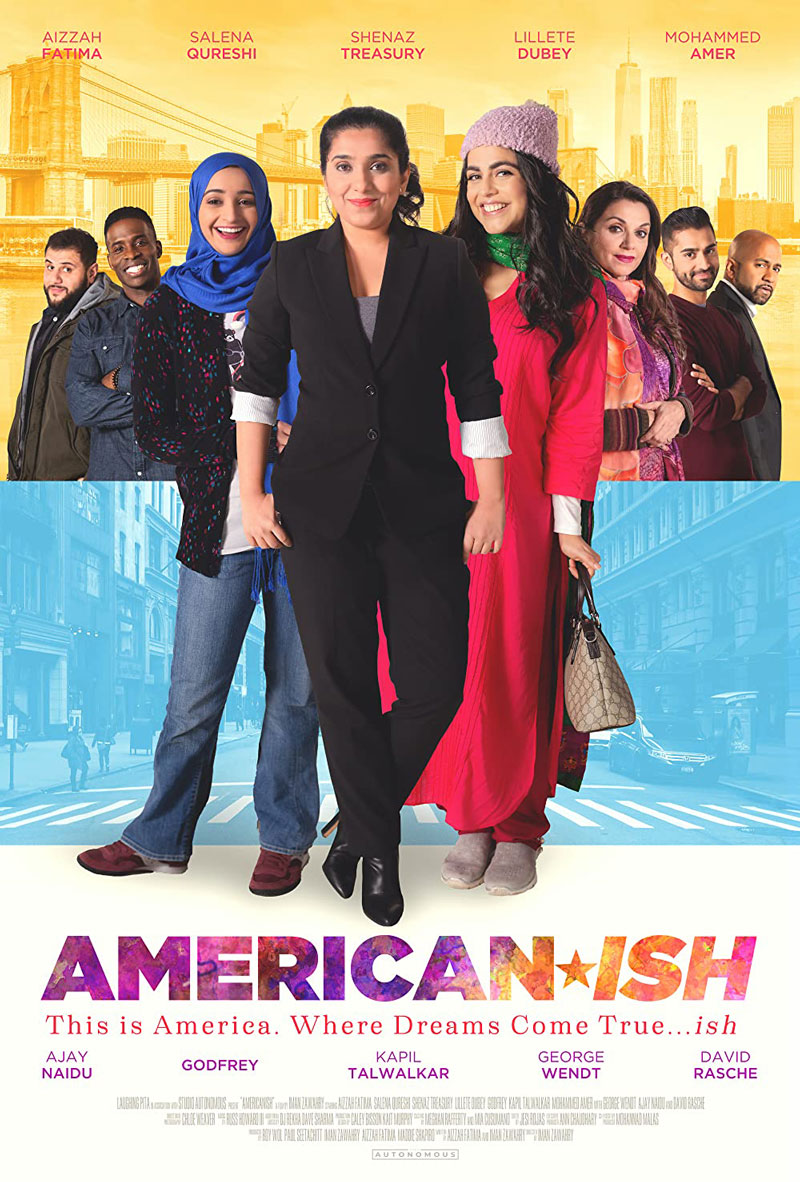The "Americanish" movie poster with all the characters featured.
